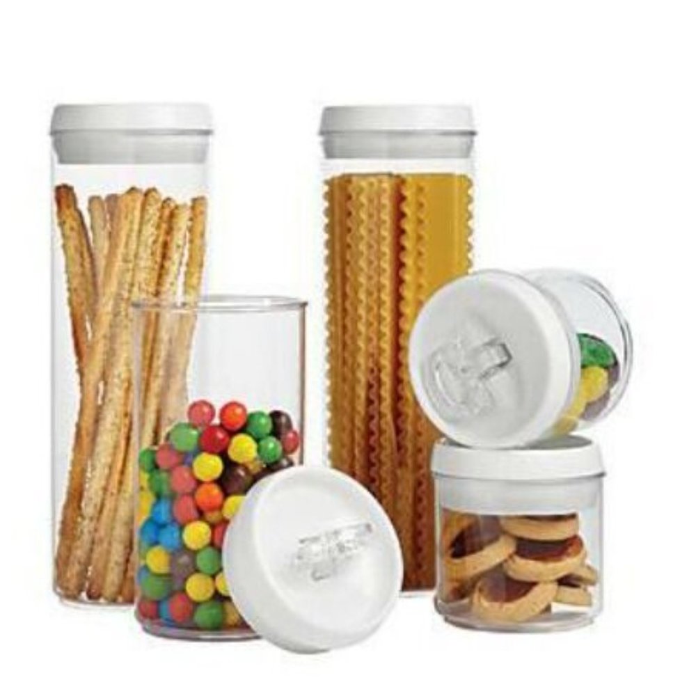 Orbit 5 Piece Food Storage Jar Set - Clear
